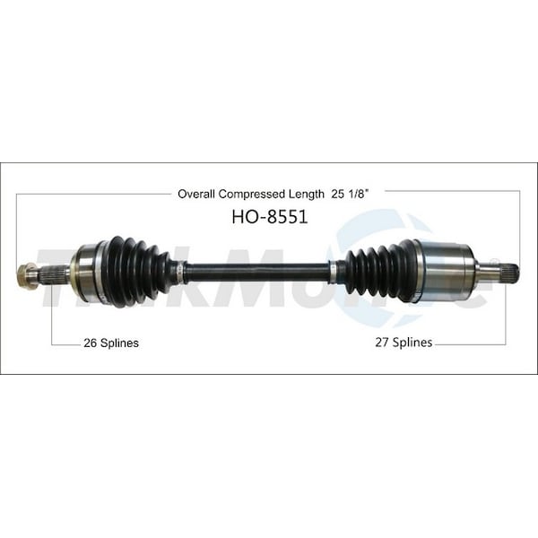 Surtrack Axle Cv Axle Shaft, Ho-8551 HO-8551 - main